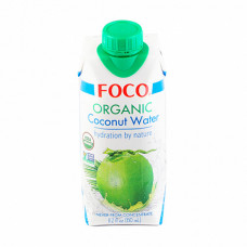 Кокосовая вода 100% органическая, без сахара